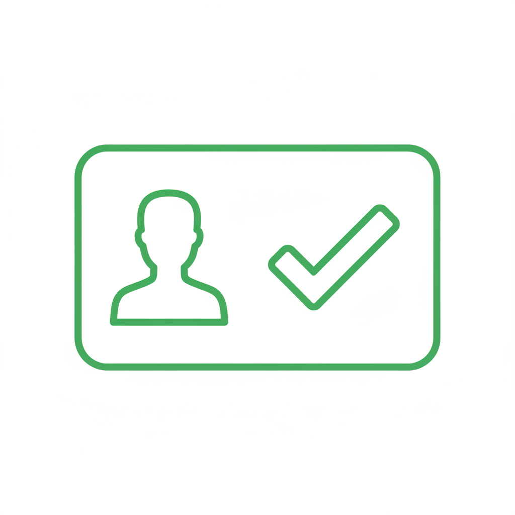 Identification card icon representing active PT license