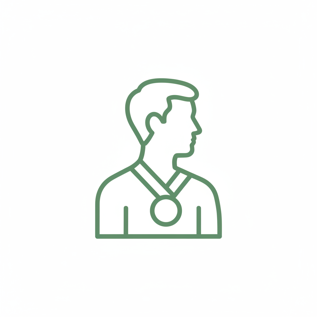 Award medal icon representing board certified