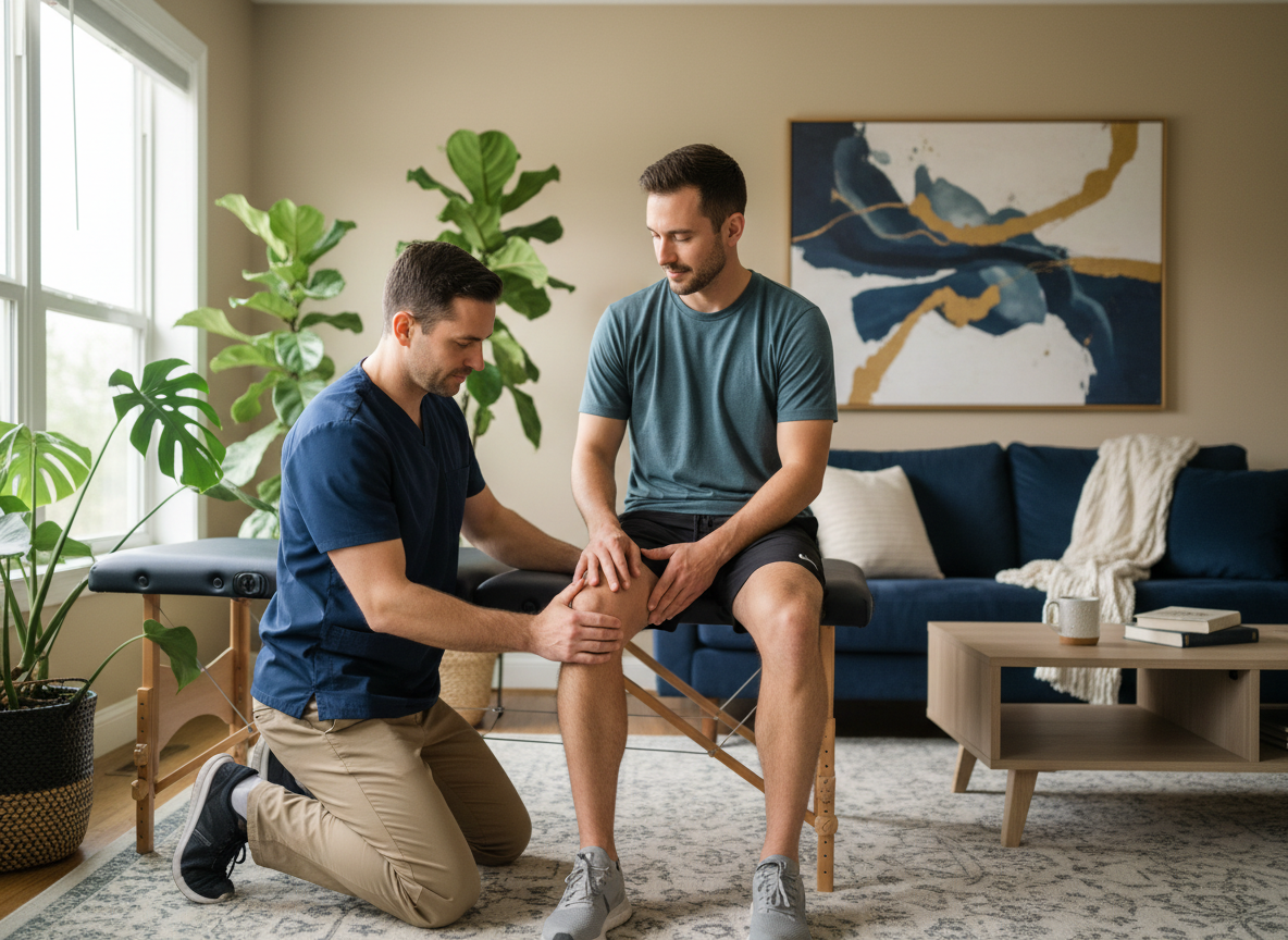 Orthopedic physical therapy hero background